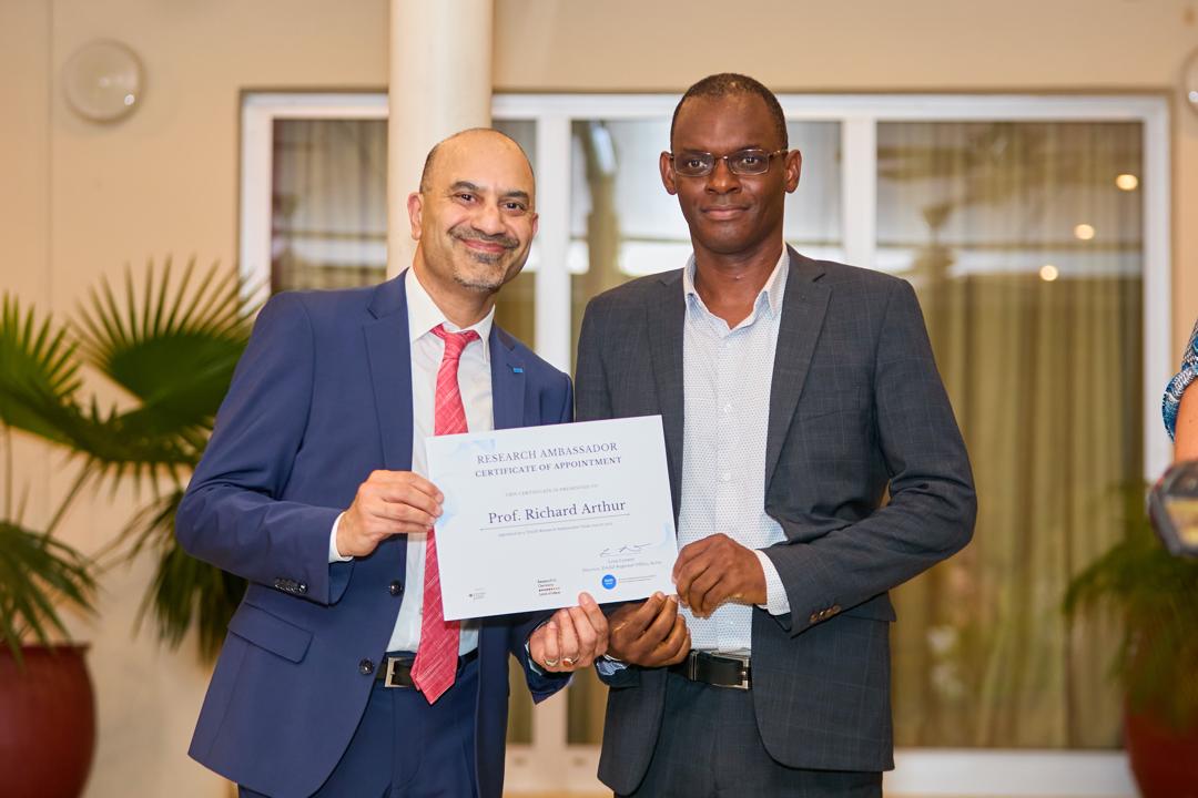 PROF. RICHARD ARTHUR APPOINTED DAAD RESEARCH AMBASSADOR FOR EASTERN REGION, GHANA