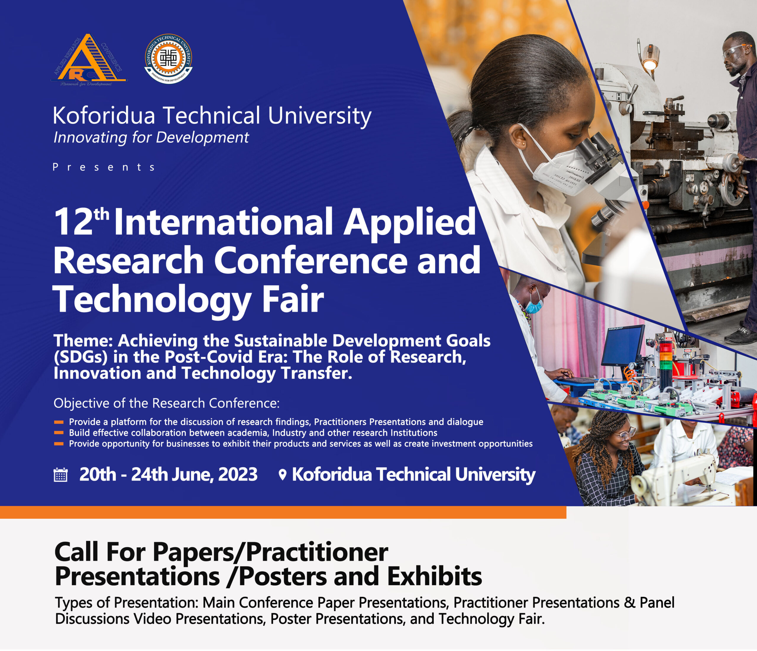 Programme Of Activities For The 12th International Applied Research Conference