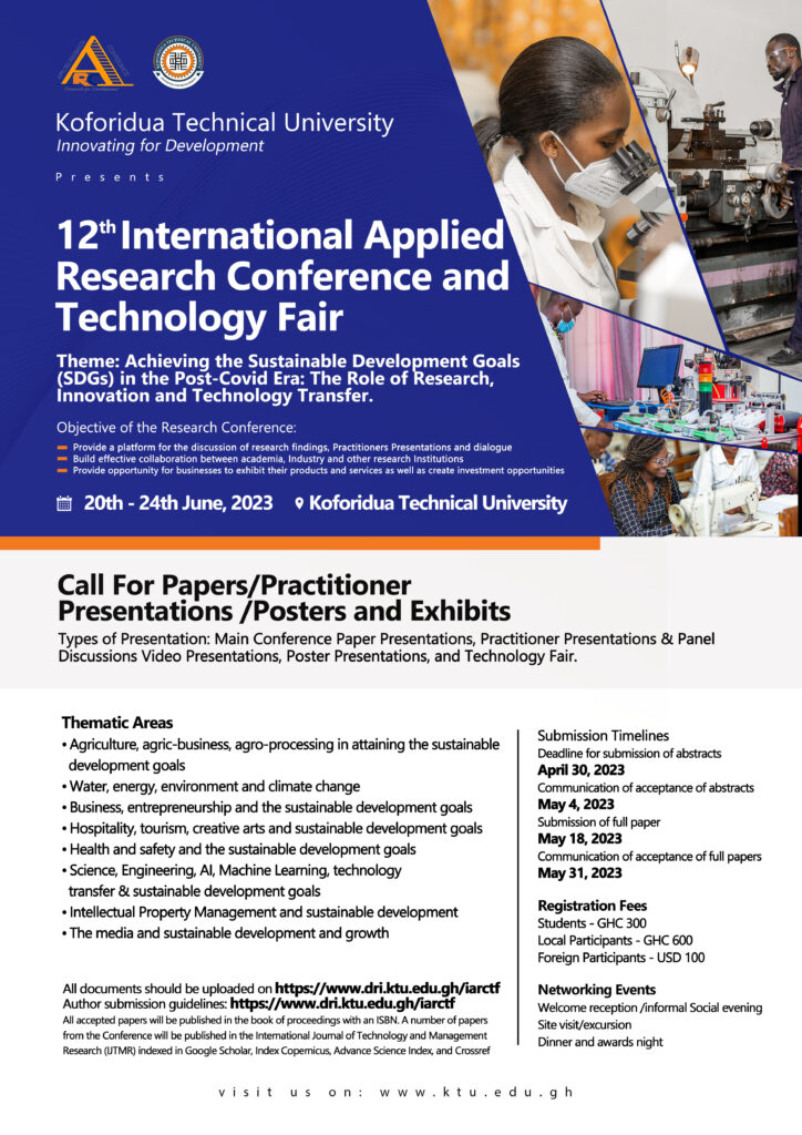 12th International Applied Research Conference (IARC) And Technology ...