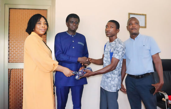 Donation of Keyholders to KTU by Mr Samuel Osei Sarpong